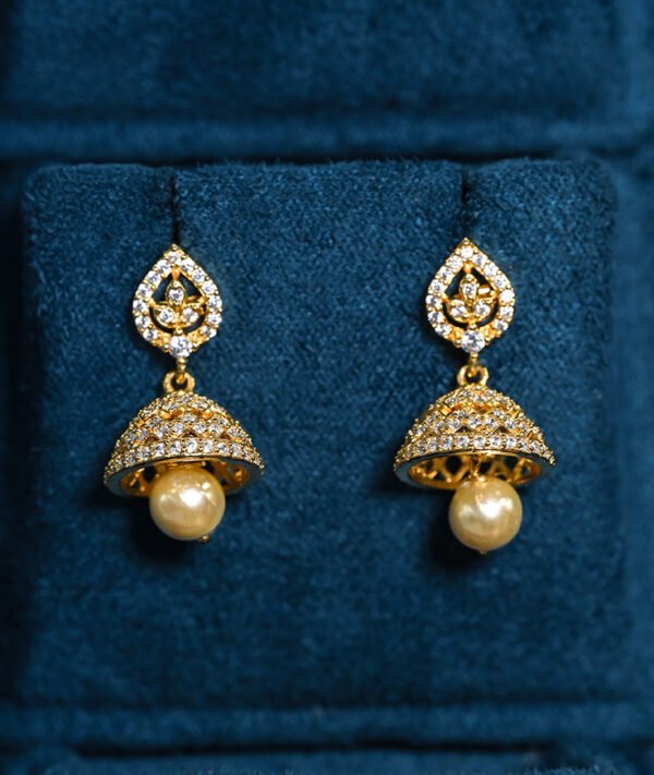 Gold Plated Silver Jumka